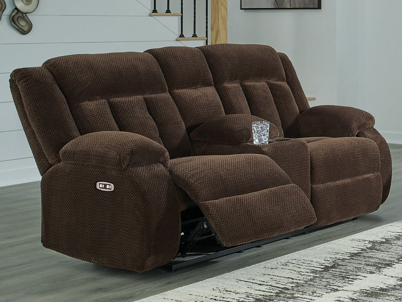 Observation Power Reclining Loveseat with Console