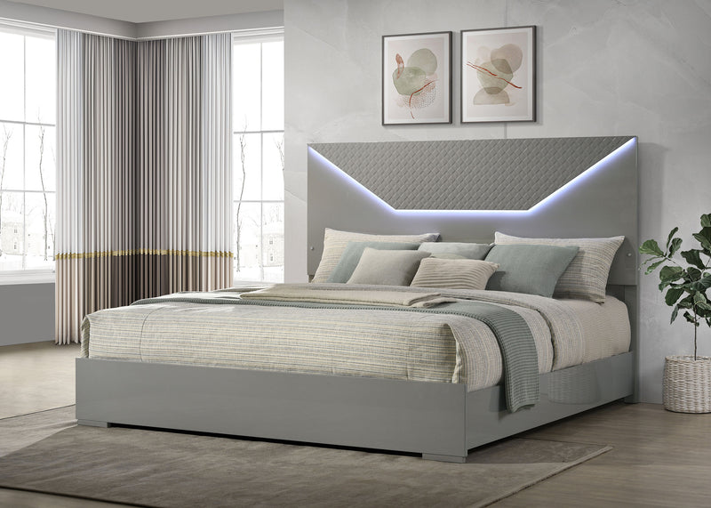 Ives Panel Bed with LED Lighting
