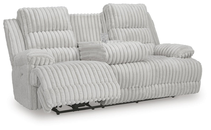 Rhines Falls Power Reclining Sofa with Drop Down Table