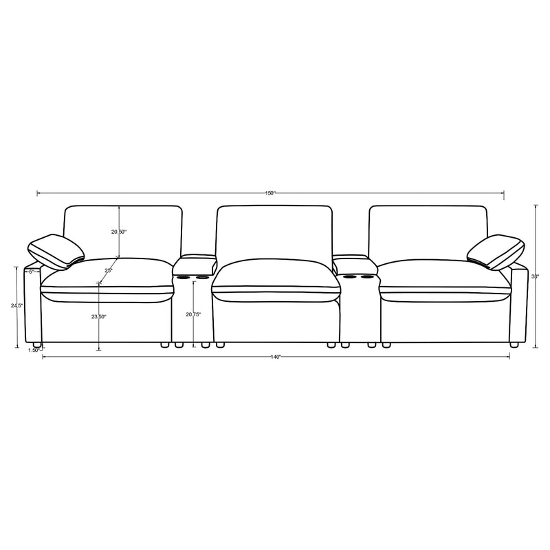 Collins Power Home Theater Seating