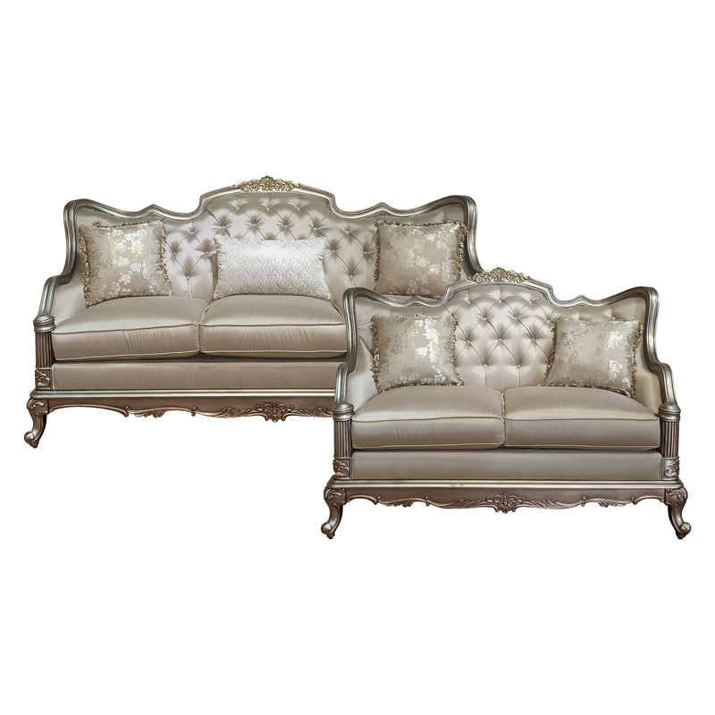 Florentina-2pc Set: Sofa, Love image