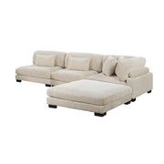 Traverse-(4)4-Piece Modular Sectional with Ottoman image