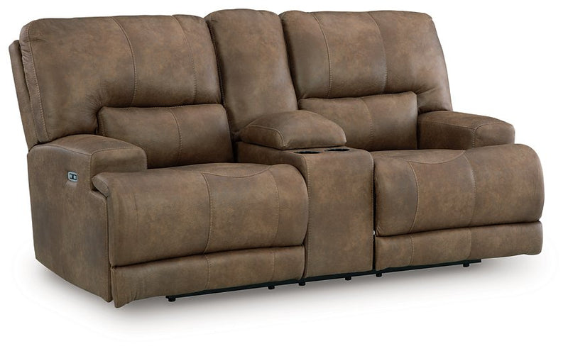 Beckley Place Power Reclining Loveseat with Console