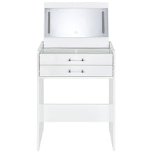 Load image into Gallery viewer, Danbury Makeup Vanity Table with LED Mirror and Stool