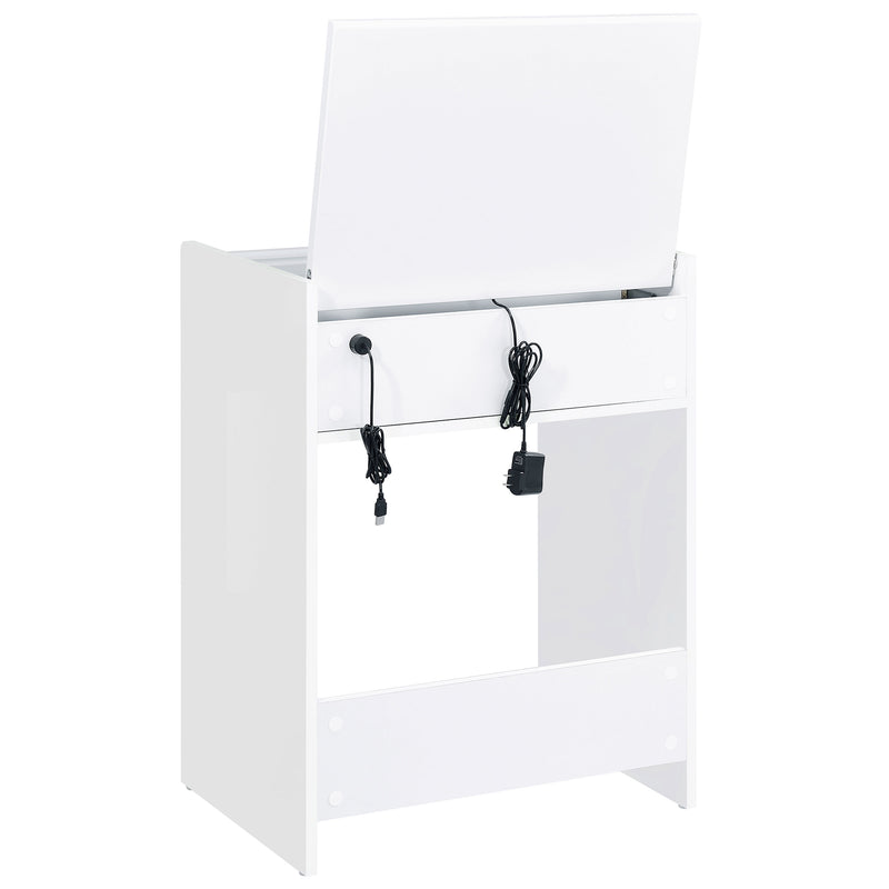 Danbury Makeup Vanity Table with LED Mirror and Stool