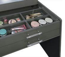 Load image into Gallery viewer, Danbury Makeup Vanity Table with LED Mirror and Stool