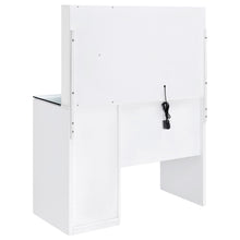 Load image into Gallery viewer, Flora Makeup Vanity Table with LED Mirror and Stool