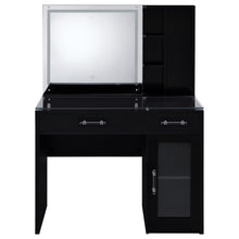 Load image into Gallery viewer, Flora Makeup Vanity Table with LED Mirror and Stool