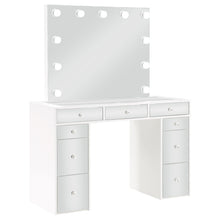 Load image into Gallery viewer, Regina Makeup Vanity Table with LED Mirror and Stool