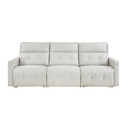 Salida-(3)Power Double Reclining Sofa with Power Headrests image