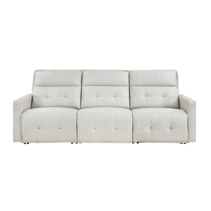 Salida-(3)Power Double Reclining Sofa with Power Headrests image