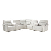 Salida-(7)7-Piece Modular Power Reclining Sectional with Power Headrests image