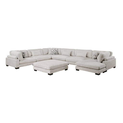 Tinley-(7)7-Piece Modular Sectional with Ottoman image
