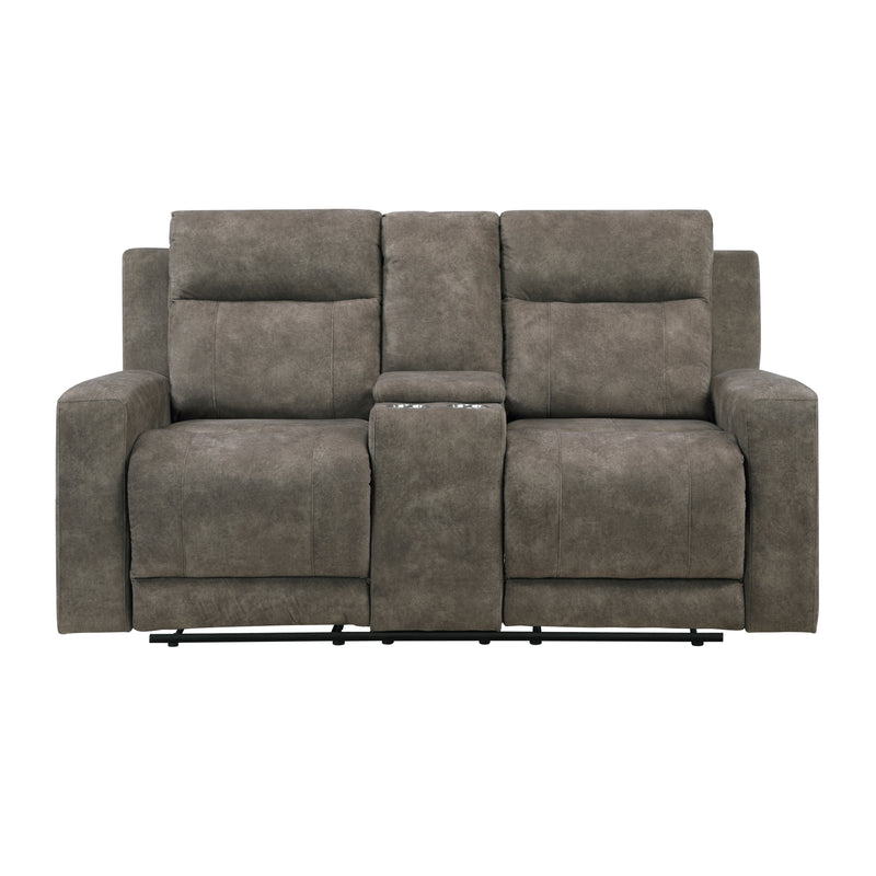 Muncie-Double Reclining Love Seat with Center Console image