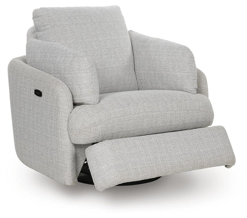 Alainmont Next-Gen Nuvella Swivel Power Recliner