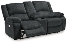 Load image into Gallery viewer, Draycoll Power Reclining Loveseat with Console