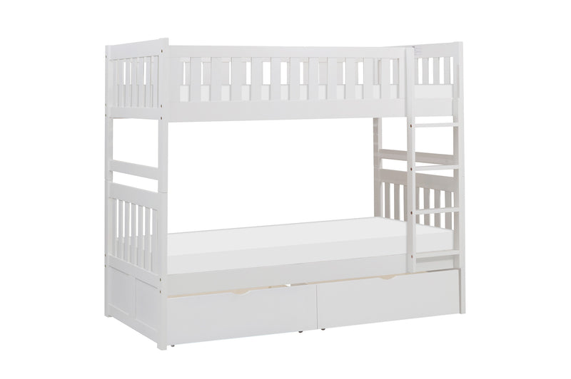Galen-(4) Twin/Twin Bunk Bed with Storage Boxes image