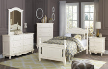 Load image into Gallery viewer, Clementine Twin Bed in White B1799T-1