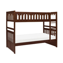 Load image into Gallery viewer, Rowe Twin/Twin Bunk Bed in Dark Cherry B2013DC-1
