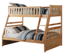 Load image into Gallery viewer, Bartly Twin/Full Bunk Bed in Natural B2043TF-1