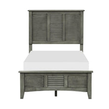 Load image into Gallery viewer, Garcia Twin Panel Bed in Gray 2046T-1