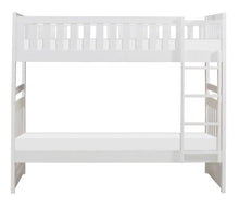 Load image into Gallery viewer, Galen Twin/Twin Bunk Bed in White B2053W-1