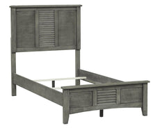 Load image into Gallery viewer, Garcia Full Panel Bed in Gray 2046F-1