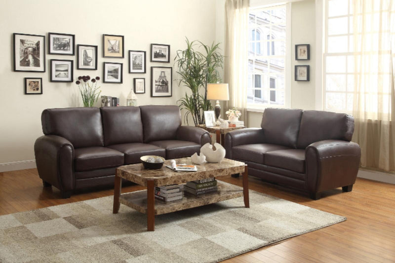 Rubin Sofa in Dark Brown