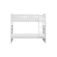 Load image into Gallery viewer, Galen Twin/Twin Bunk Bed in White B2053W-1