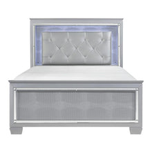 Load image into Gallery viewer, Allura Full Panel Bed in Silver 1916F-1