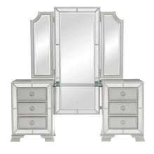 Load image into Gallery viewer, Avondale Vanity Dresser with Mirror in Silver 1646-15