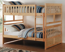 Load image into Gallery viewer, Bartly Full/Full Bunk Bed in Natural B2043FF-1