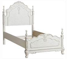 Load image into Gallery viewer, Cinderella Full Poster Bed in Antique White 1386FNW-1