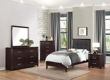 Load image into Gallery viewer, Edina Full Panel Bed in Espresso-Hinted Cherry 2145F-1
