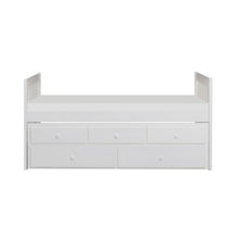 Load image into Gallery viewer, Galen Twin/Twin Trundle Bed with Storage in White B2053PRW-1