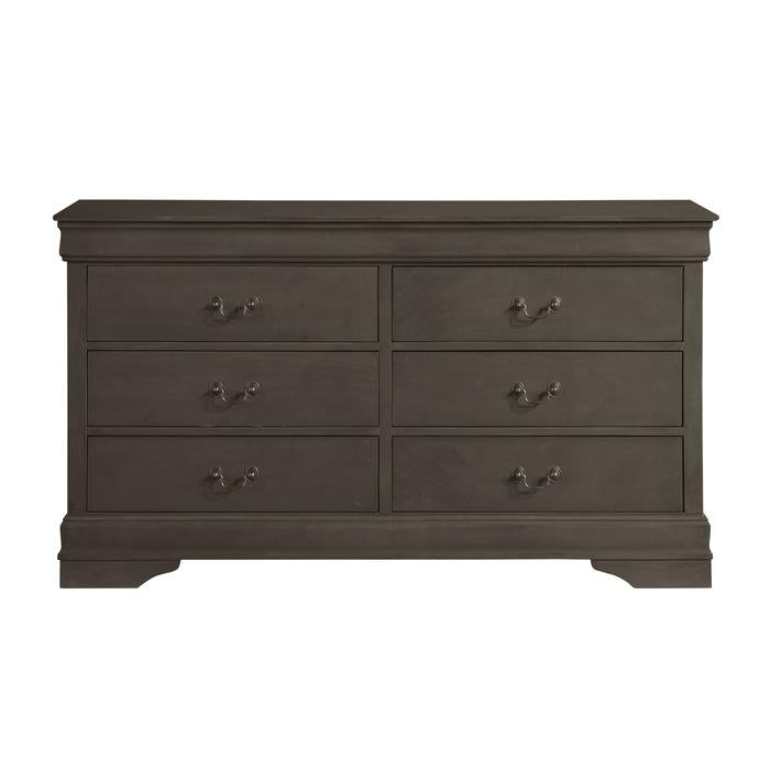 Mayville 6 Drawer Dresser in Gray 2147SG-5
