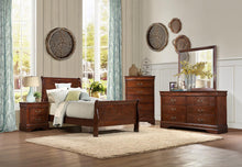 Load image into Gallery viewer, Mayville Full Sleigh Bed in Brown Cherry 2147F-1