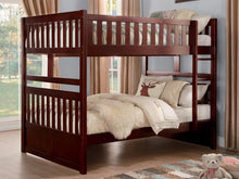 Load image into Gallery viewer, Rowe Full/Full Bunk Bed in Dark Cherry B2013FFDC-1