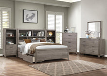 Load image into Gallery viewer, Woodrow Full Platform Bed in Gray 2042NBF-1