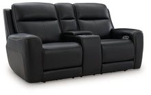 Load image into Gallery viewer, 5Z-Relaxation Power Reclining Loveseat with Console