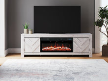 Load image into Gallery viewer, Cayboni 71" TV Stand with Electric Fireplace