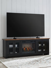 Load image into Gallery viewer, Wildenauer 76" TV Stand with Electric Fireplace
