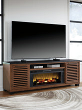 Load image into Gallery viewer, Kallari 84" TV Stand with Electric Fireplace
