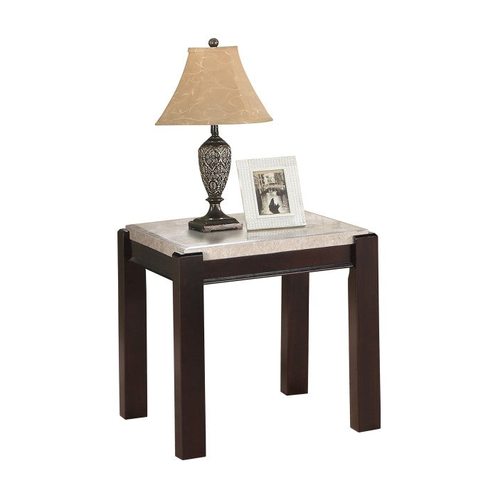 5466-04 - End Table, Marble Top