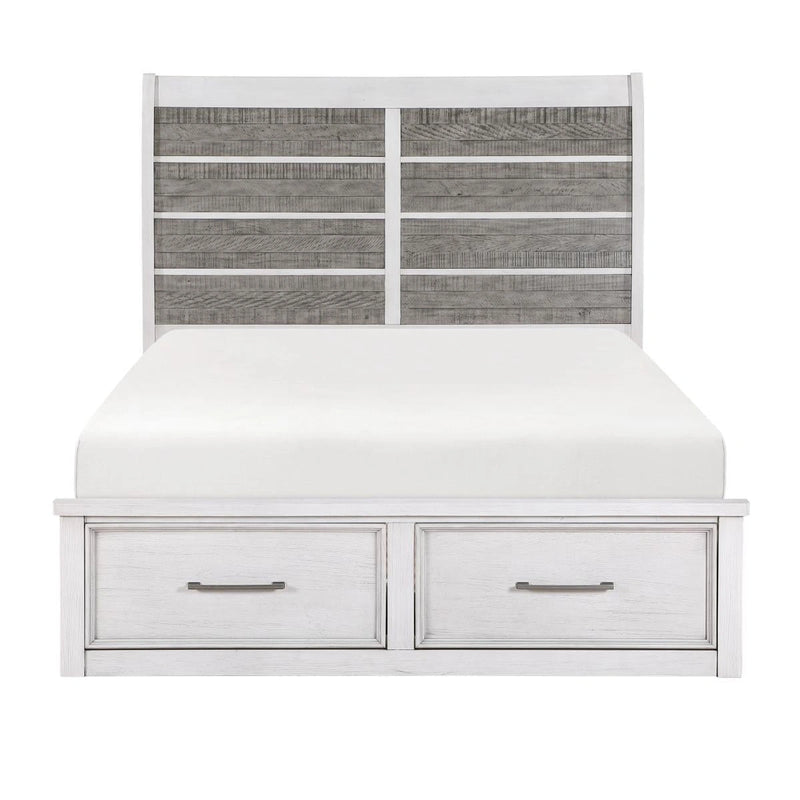 Ambrose California King & Eastern King Platform Bed with Footboard Storage image