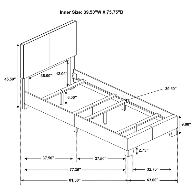 Dorian Panel Bed