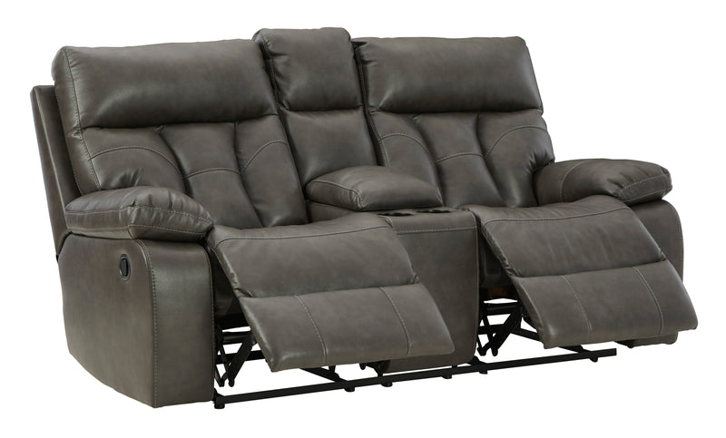 Willamen Reclining Loveseat with Console