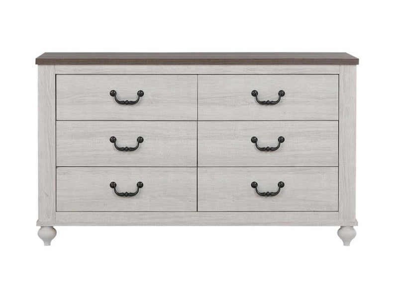 Stillwood 5-piece Queen Panel Bedroom Set Vintage Linen