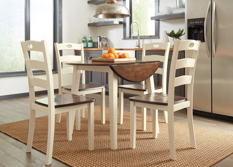 Woodanville Dining Drop Leaf Table & Woodanville Dining Chairs 5pc
