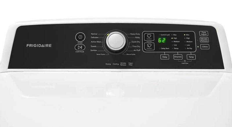 Frigidaire 6.7 Cu. Ft. Free Standing Electric Dryer